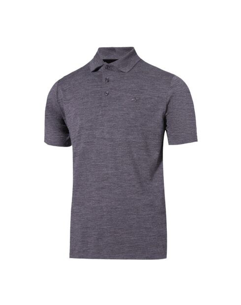 Polo en laine Rigi gris Zinal