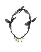 Collier en coton Astro main kaki