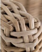 Zago Stuhl aus natürlichem Rattan - 64 x 70 x 90 cm