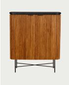 Credenza Opera a 2 ante in teak riciclato naturale - 100 x 45 x 120 cm