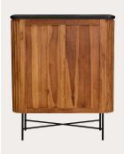 Credenza Opera a 2 ante in teak riciclato naturale - 100 x 45 x 120 cm