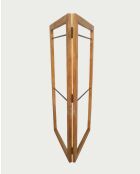 Porte serviette pliable en bois massif de manguier Elevéa naturel - 85 x 59 x 175 cm