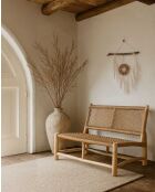 Jaya Bank aus natürlichem Rattan, 130 x 80 x 75 cm