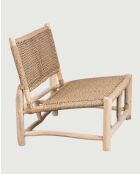Jaya Bank aus natürlichem Rattan, 130 x 80 x 75 cm