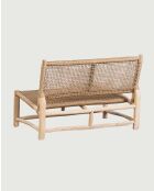 Jaya Bank aus natürlichem Rattan, 130 x 80 x 75 cm