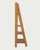 Mensola da bagno in legno massello Vertis naturale - 44 x 47 x 152 cm