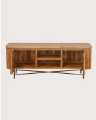 Opera natural retro tv-meubel van gerecycled massief teakhout - 140 x 45 x 55 cm
