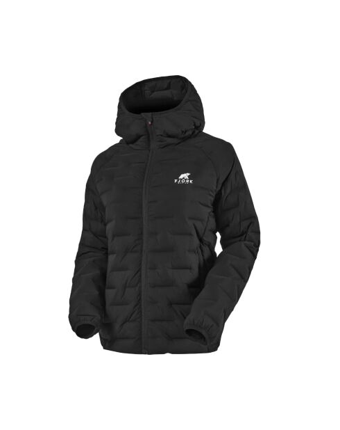 Laax Eiger ML zwarte jas van merinowol