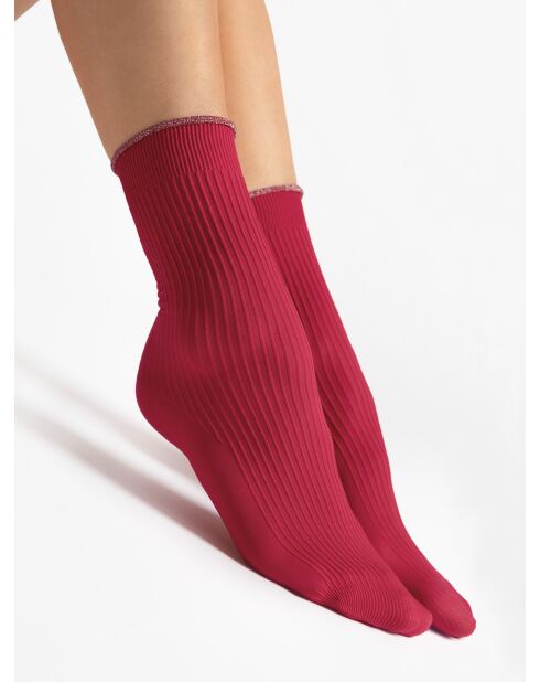 Chaussettes à motifs Sassy 40 deniers American beauty