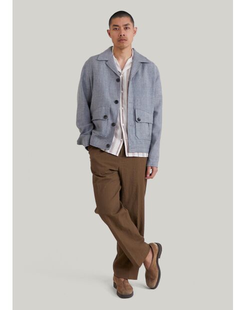 Chaqueta Alserio gris-azul - GRIS