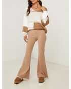 Pull col V Capucine camel