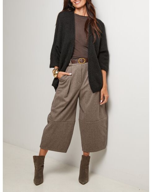 Gilet oversize Ariella noir