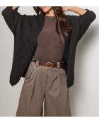 Gilet oversize Ariella noir
