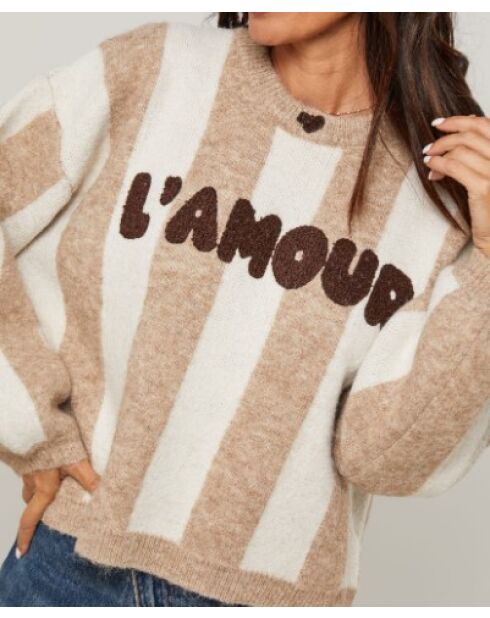 Pull Alicia beige