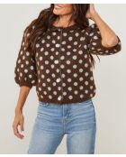 Gilet Alma chocolat