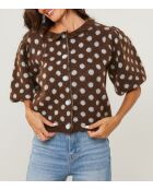 Gilet Alma chocolat