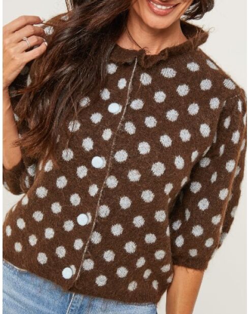 Gilet Alma chocolat