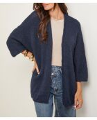 Gilet oversize Aurélia bleu marine