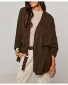 Gilet oversize Astrid chocolat
