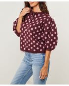Gilet Amalia bordeaux