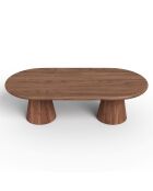 Table basse ALOA noyer - 120 x 60 x 40 cm