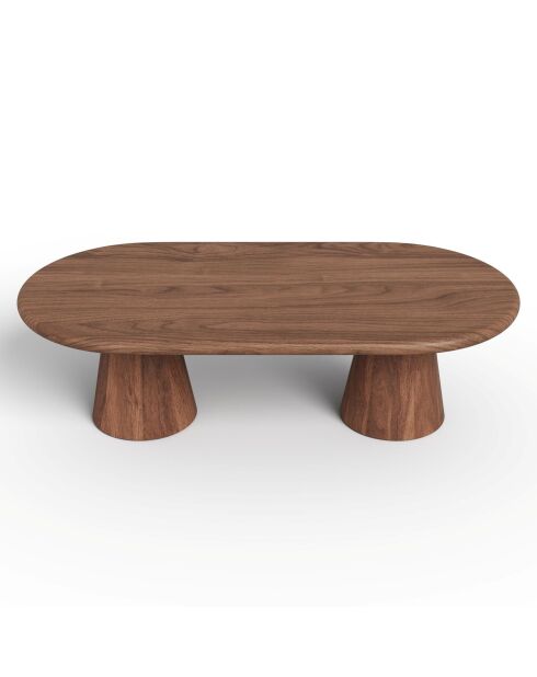 Table basse ALOA noyer - 120 x 60 x 40 cm