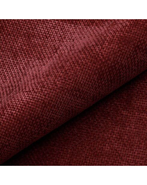Fauteuil pivotant IVY velours tramé bordeaux - 65 x 68 x 73 cm