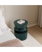Tavolino Minuti laccato verde scuro 40 cm - 39,5 x 39,5 x 52 cm