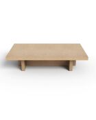 Table basse TAO chêne clair - 100 x 60 x 25 cm