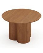Table basse Helma Bois Noyer 78 x 78 x 35 cm