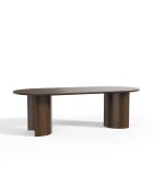 Table à manger Monti noyer foncé - 220x100x75.5