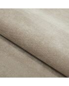 Fauteuil SEVENTY tissu tramé toucher doux taupe