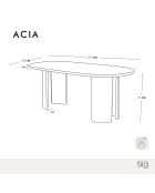 Table à manger ACIA Noyer - 200cm