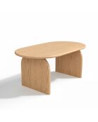 Table à manger extensible SOLA frêne clair -180cm
