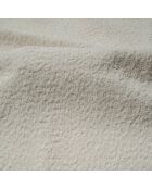 Set de 2 sillas LISE de tela boucle color crema