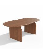 Table à manger extensible SOLA noyer - 180cm