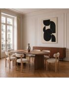 Table à manger extensible SOLA noyer - 180cm