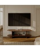 Meuble TV AROA Noyer - 180cm
