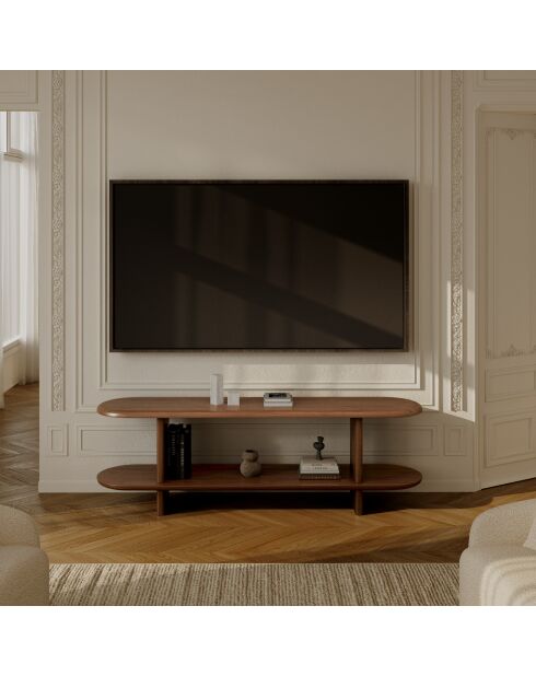 Meuble TV AROA Noyer - 180cm