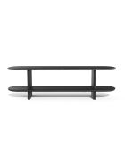 Meuble TV AROA frêne noir - 180cm