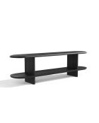 Meuble TV AROA frêne noir - 180cm
