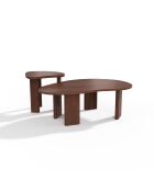 Lot de 2 tables basses gigognes SEVA Noyer
