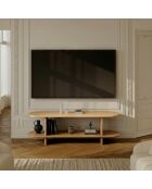Meuble TV AROA frêne clair - 180cm