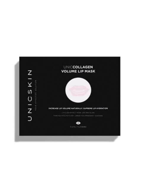 Mascarilla labial Volume Uniccollagen, 5 parches