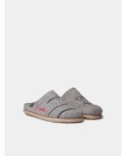 Chaussons d'intérieur en laine Charlie gris