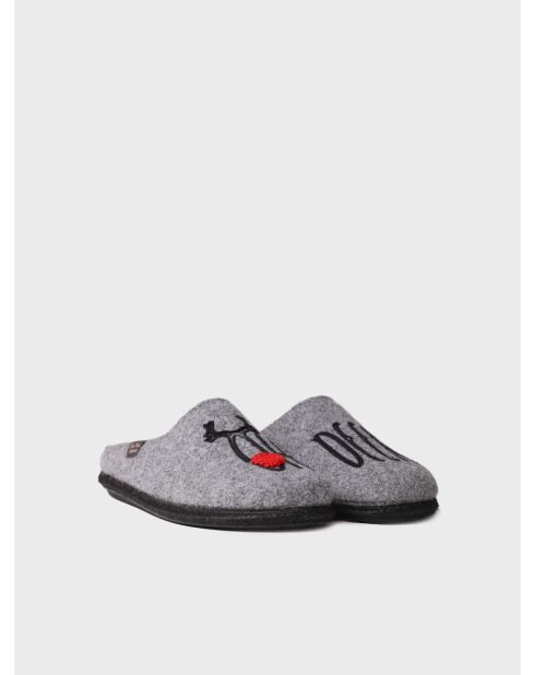 Chaussons d'intérieur Tobi gris