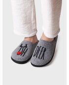 Chaussons d'intérieur Tobi gris