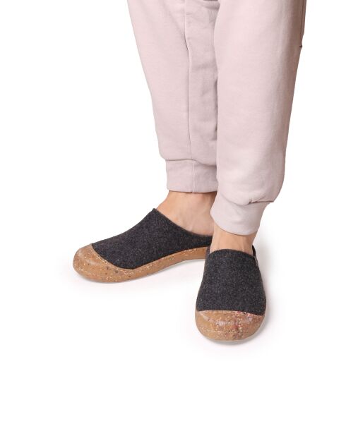Chaussons d'intérieur Carlo noirs