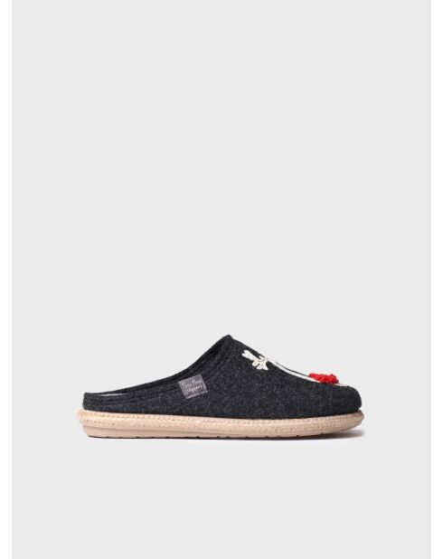 Chaussons d'intérieur Tobi noirs