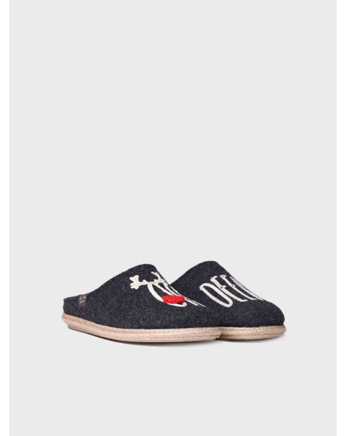 Chaussons d'intérieur Tobi noirs